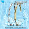 Retro Versatile Titanium Steel Open Bamboo Bangle Bracelet