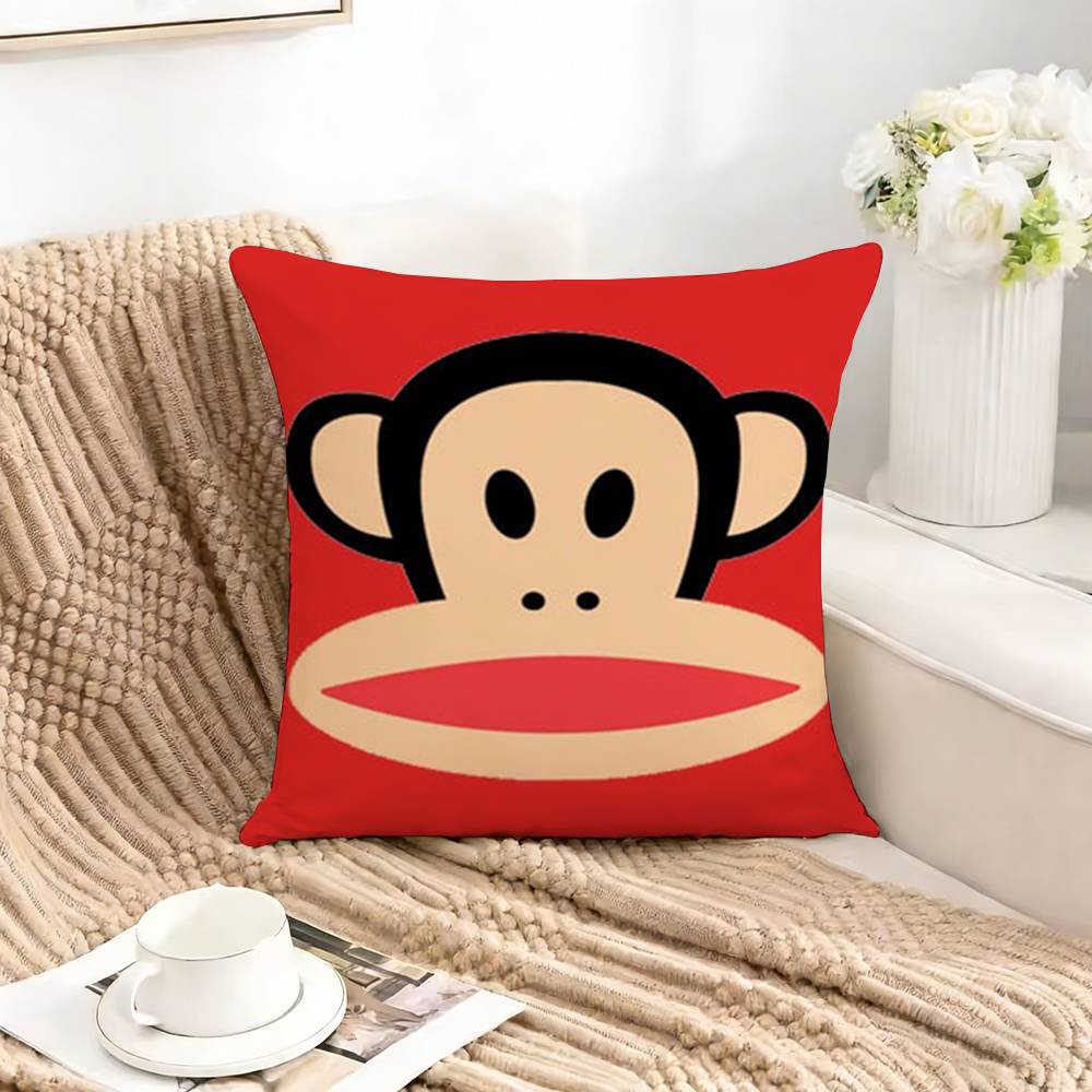 Bigmouth P-Paul  F-Frank-PF Pillow Case Square Double-Sided Sofa Cushion Cover Bedroom Bedside Pillow