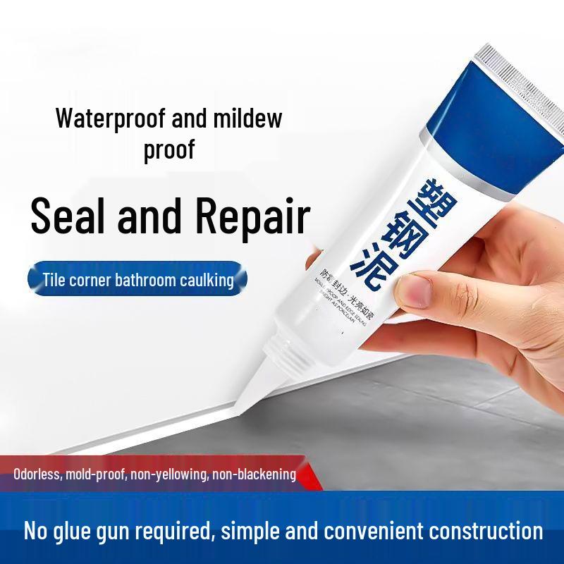 

Waterproof Anti-Mold Sealant for Kitchen & Bathroom Gaps - Leak Stopping Adhesive Clay
