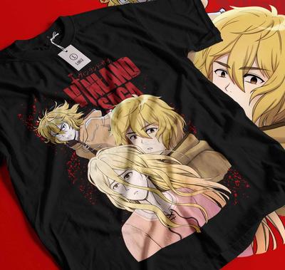 Vinland Saga Shirt, Thorfinn Shirt, Vinland, Askeladd, Manga Black Shirt  147