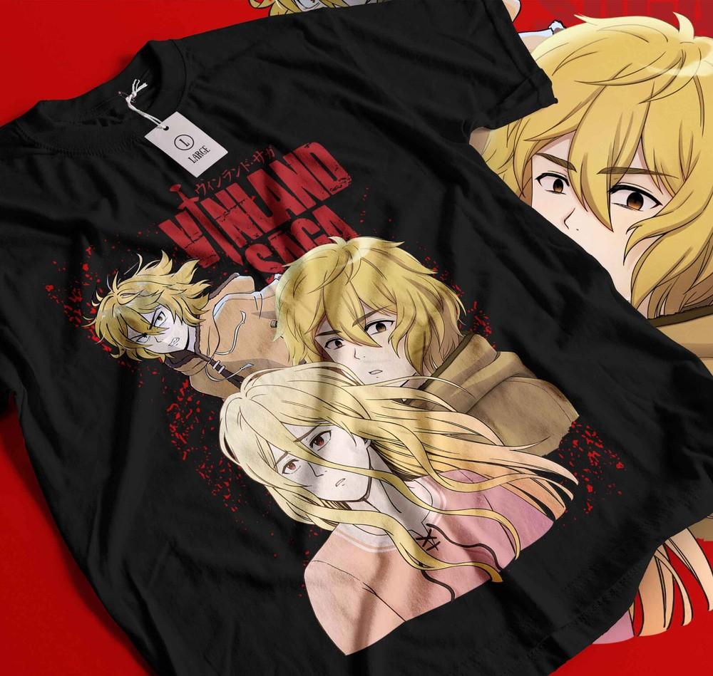 

Vinland Saga Shirt, Thorfinn Shirt, Vinland, Askeladd, Manga Black Shirt 147 M