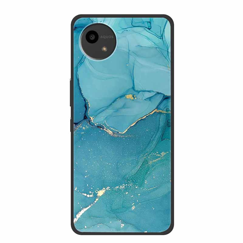 Case For SHARP AQUOS WISH4 Marble TPU Soft Silicone Back Cover SharpSmartphones SH-52E Phone Cases Protector Mica Painted Capa