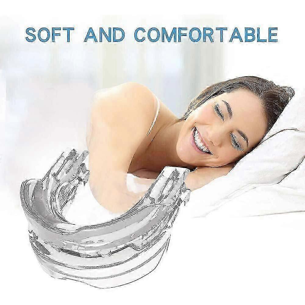 Regulowany ochraniacz na zęby przeciw chrapaniu Anti Snore Bezdech senny Zgrzytanie zębami