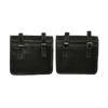 Handmade Goat Leather Motorcycle Saddlebags by Parrys Leather World, Vintage Panniers Set of 2, Durable Rider Storage
