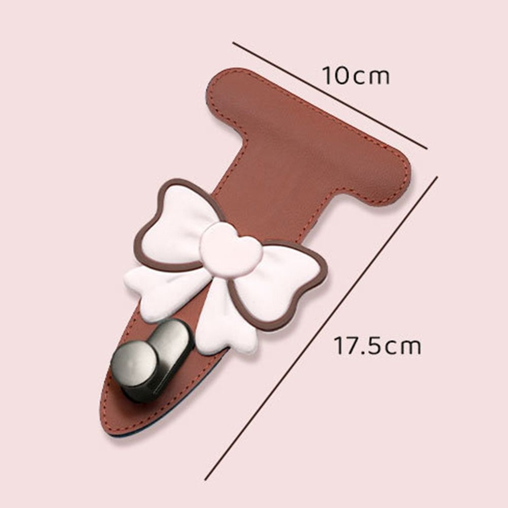 Multifunctional Car Adhesive Hook Bowknot Car Seat Handbag Clips  for Car Co-pilot