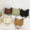 Pu Shoulder Women's Bag Retro Simple Messenger Small Square Bag Autumn Popular Fashion Commuter Tote Bag
