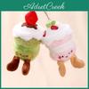 Plush Cake Keychain With Pp Cotton Filling For Girls Bag Decor Gift