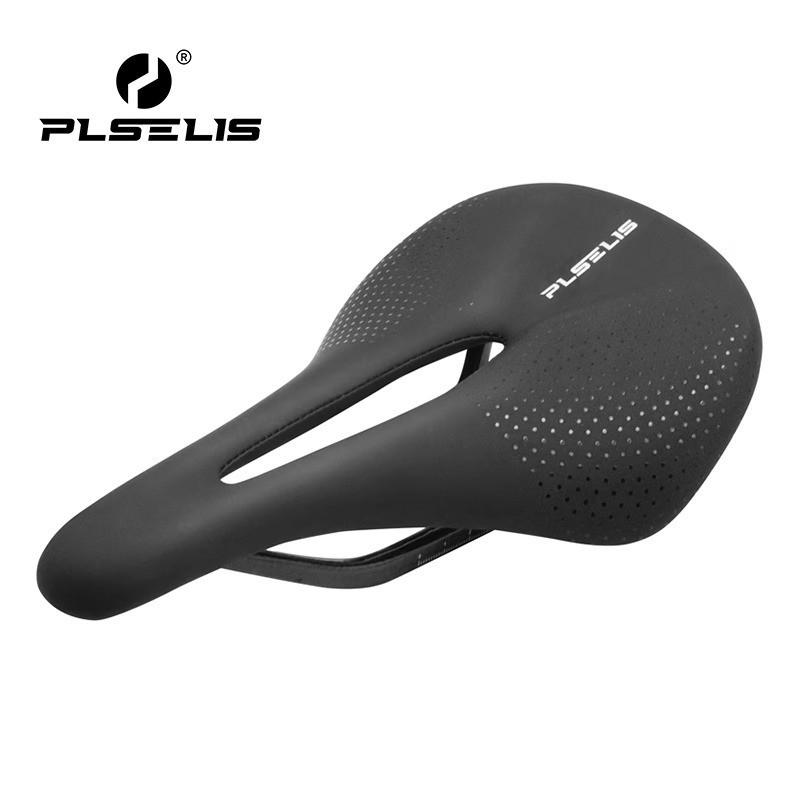 Carbon Fiber Bike Saddle Mountain Road Cycling Seat Cushion Lightweight Shock Absorption