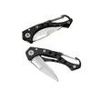 Stainless Steel Portable Aluminum Handle Keychain Key Ring EDC Fruit Knife Folding Knife Camping Outdoor Tools