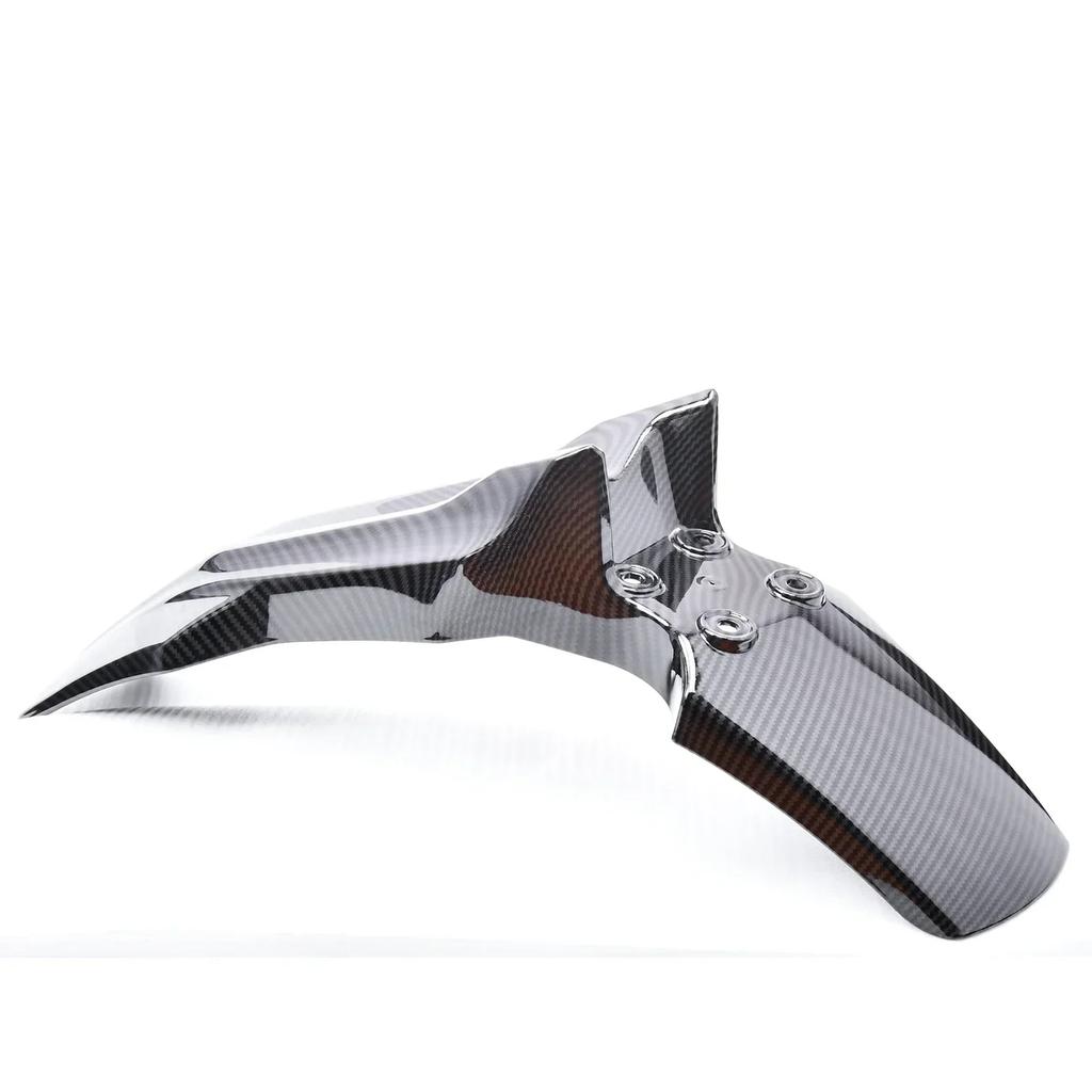 For Surron Ultra Bee Carbon Fiber Front Headlight Fender Water Transfer Glossy Parts for SURRON Headlight Mudguard Motorcycles