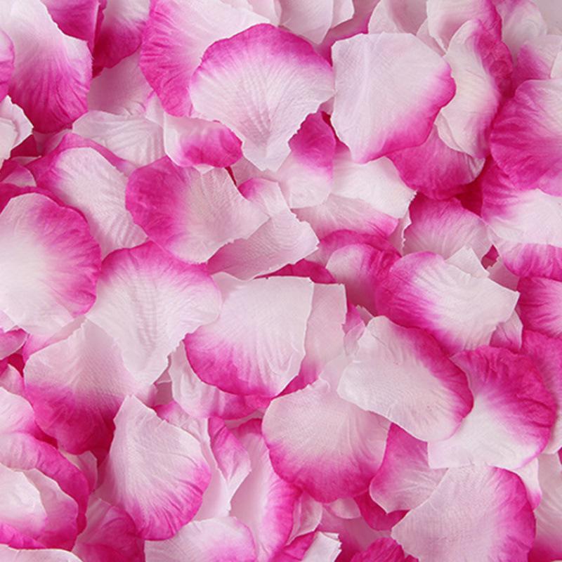1000 Silk Cloth Artificial Rose Petals for Wedding Decorations and Celebrations
