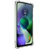 IMAK UX-4 Series for Motorola Moto G64 5G/G54 5G Case Straight Frame Four Corner Shockproof Clear TPU Cover