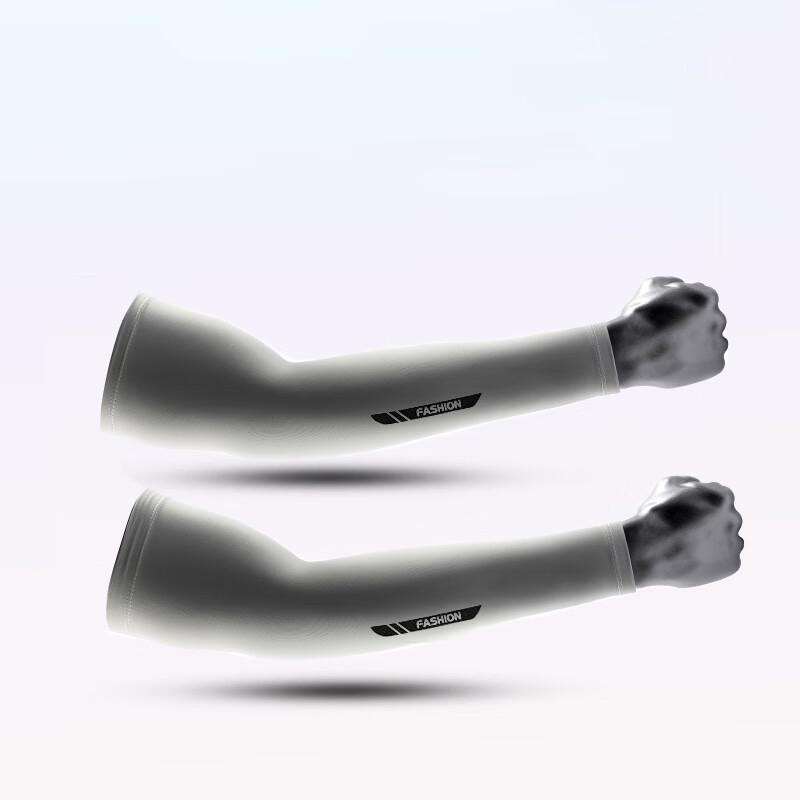 WEZHO Men s Ice Silk Sun Protection Arm Sleeves