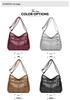 Korean Style Multi-Layer Soft Leather Crossbody Bag for Women - 2025 Large Capacity, Versatile Single Shoulder Bag for Moms