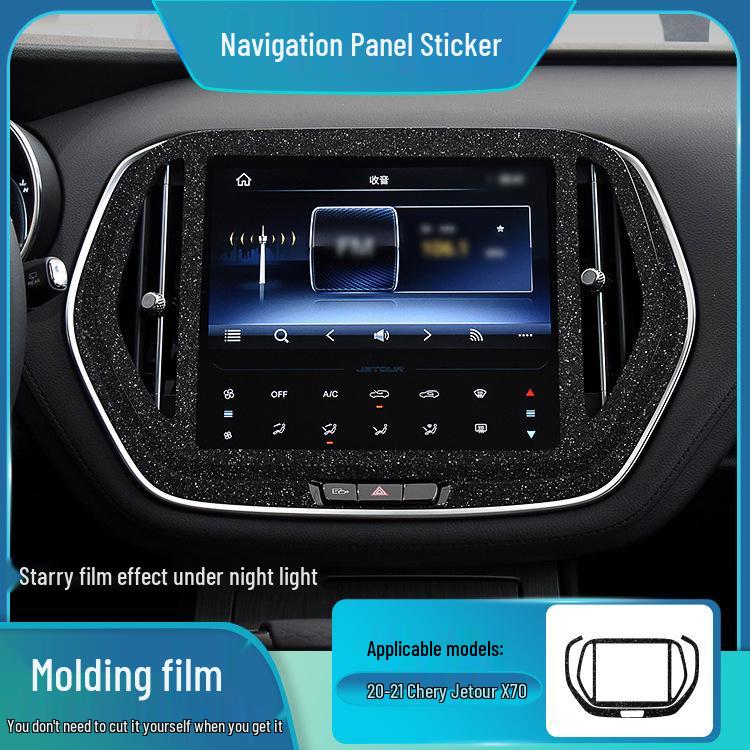 Starry Sky Film for Jetour X70 Interior and Center Console Frosted Film Sticker Replacement