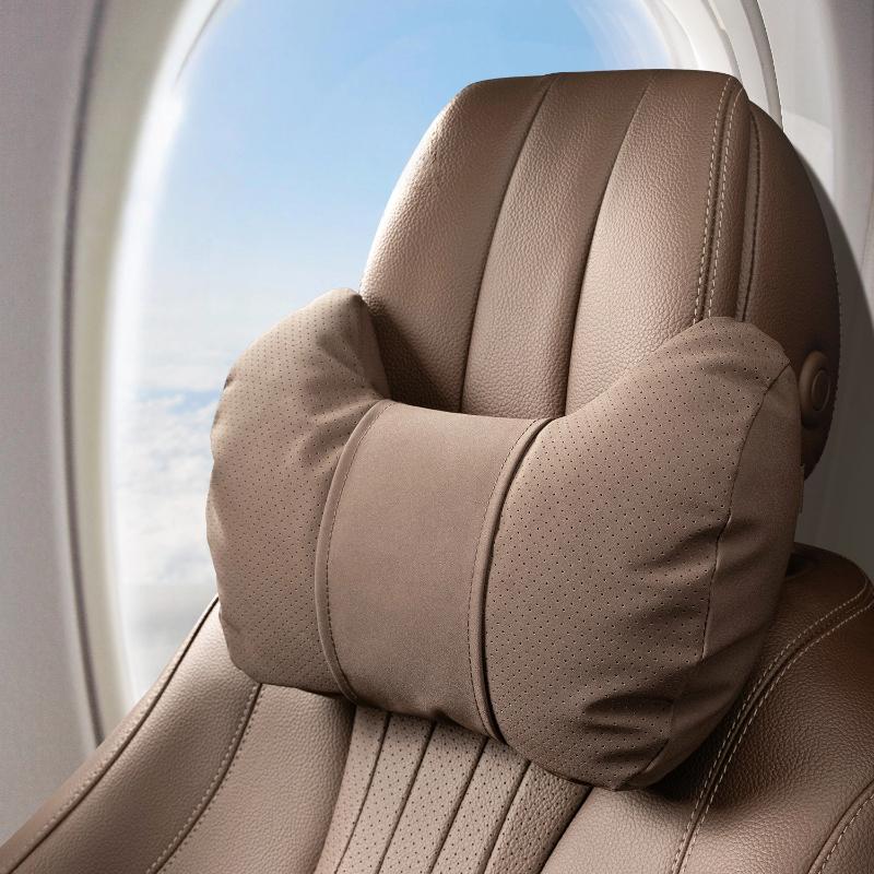 Car Headrest Memory Pillow Lumbar Pad - Fatigue Relief Cushions for Neck & Back
