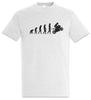 Motorcycle Evolution T-Shirt Human Fun Driver Motocross Biker Bike MC Club