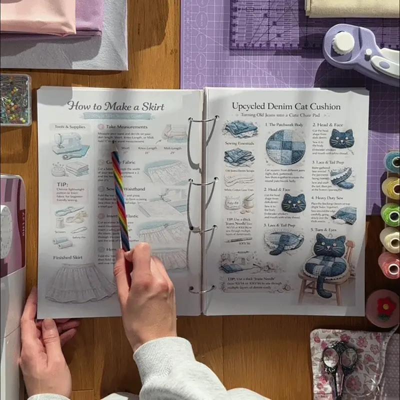 Sewing Notes Book,Sewing Made Simple: 1000+ Free Sewing Notes & Easy Patterns For Beginners