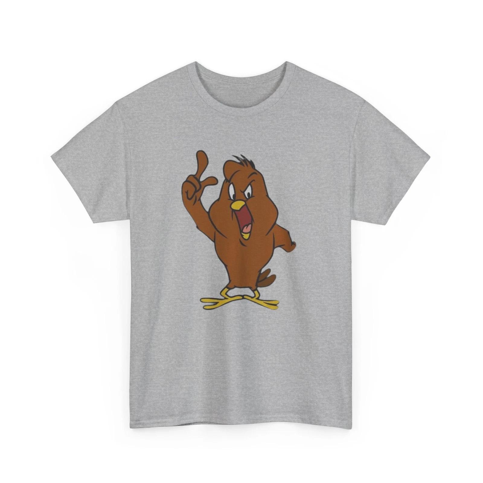 

Looney Tunes Henery Chicken Hawk Printed T shirt Classic Cartoon Collectible 2XL