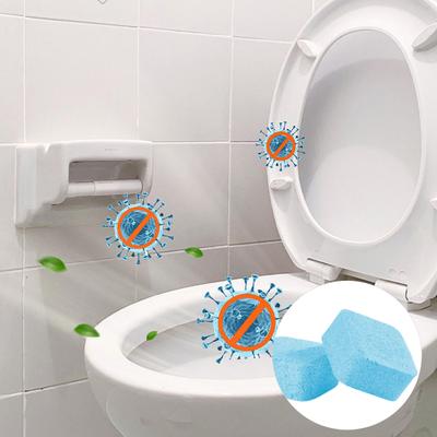 12 Stück Toilettenreinigungs-Brausetabletten, schnell wirkende, schnell auflösende, langlebige Urinfleckenentferner, Toilettentank-Reinigungstabletten