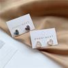 Acrylic Heart Stud Earrings For Women KTJ