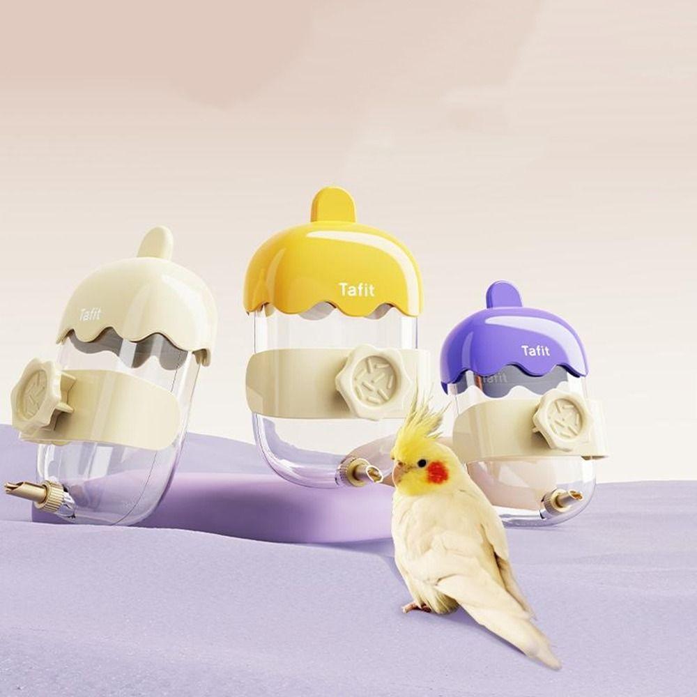 

Hanging Automatic Bird Feeder 360ml Parrot Water Bottle Bird Cage Water Dispenser Small Animal жовтий