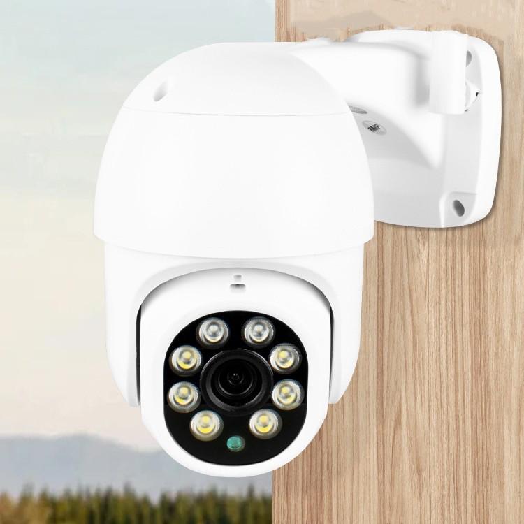 8-Channel 3MP POE Surveillance Camera Kit with Full-Color Night Vision, HD Outdoor, 360° PTZ Camera