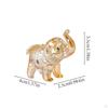 Elephant Figurine Animal Sculpture Family Friends Gift Table Centerpoece for Bookshelf