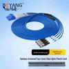 Boyang Armored 4-Core Single-Mode FC-LC Fiber Optic Patch Cable