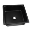 Single Bowl Bar Sink 13.8 X 13.8 X 4.7in Square Stainless Steel Kitchen Sink with 40mm Drain Hole for Caravan Food