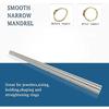 Jewelers Making Tool Double Face Rubber Hammer and Stainless Steel Ring Mandrel Sizer Enlarger Stick for Ring Enlargement Repair