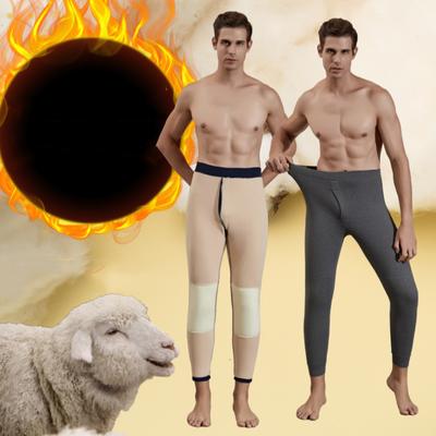 Leggings chauds d'hiver pour hommes, collants longs pour hommes, sous-vêtements chauds en laine polaire, collants élastiques, pantalons chauds thermiques pour hommes