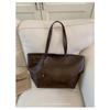 Borsa Retro di Grande Capacità, Borsa Tote di Alta Gamma, Raffinata Borsa a Spalla Singola