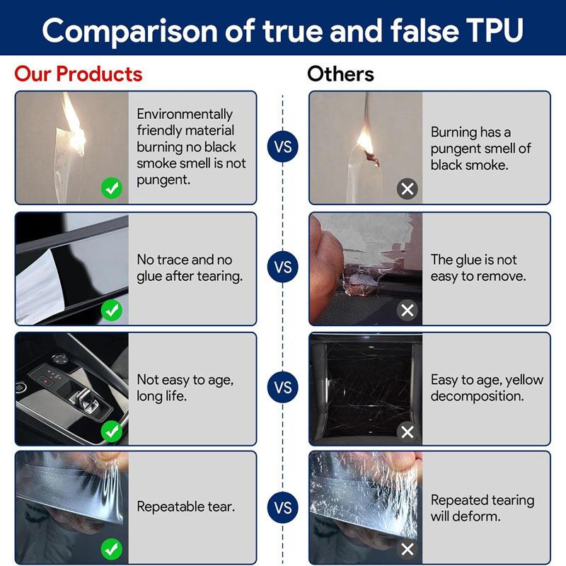 Auto Innenraum Mittelkonsole Transparente TPU Schutzfolie Kratzfester Aufkleber Für BYD Atto 3 Yuan Plus -2024