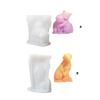 Dog Statue Silicone Candle Molds Food Safe Silicone Temperature Resistant for Resin Casting Candle Soap Home Decoration