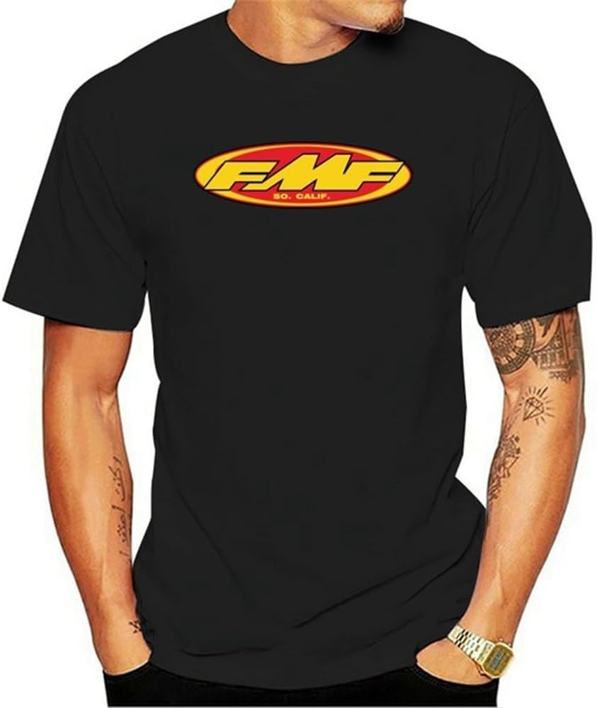 Brand Mxgp2 FMF Exhaust Racing Mens Sport T-Shirt Trends Tee Shirt Black XXL чёрный