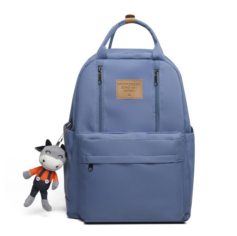 Schoolbag Student Schoolbag Middle and High School Large-capacity Backpack Japanese Trendy Portable 1011 New Simple Outdoor Computer Backpack