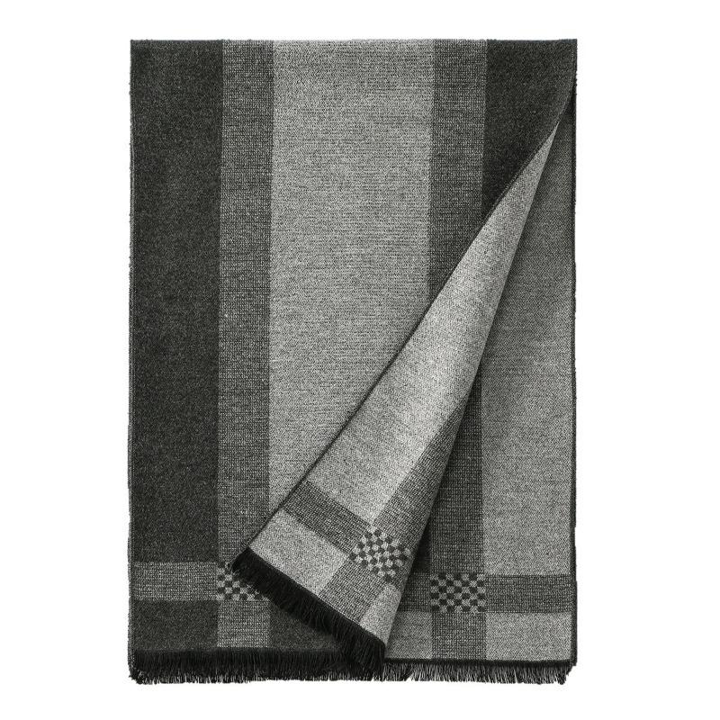 Autumn and winter new hot-selling men's striped imitation cashmere versatile scarf simple warm shawl windproof scarf