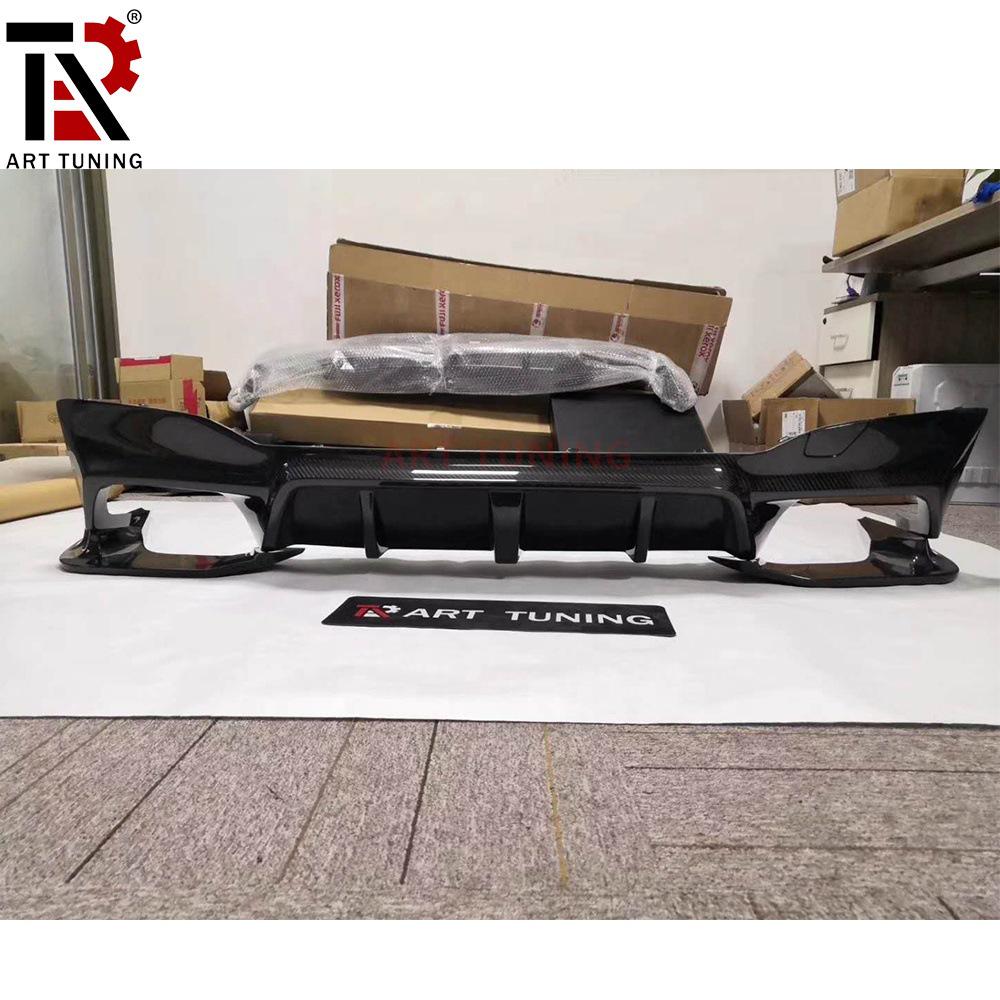 BMW 5 Series G30/G38 & M5 F90 Rear Lip Diffuser - 3D Dry Carbon Fiber