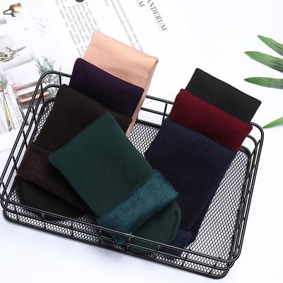 Bottes de neige épaisses Automne Hiver Chaussettes de neige Chaussettes de sol pour la maison Velours Habillement de nuit chaud