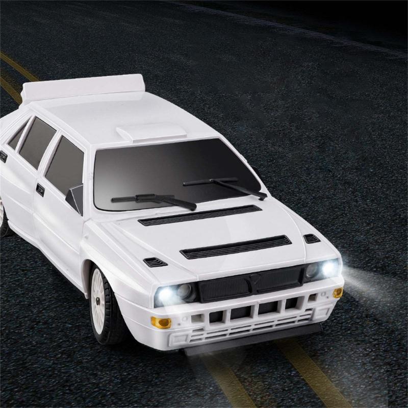 1/28 Remote Control Drift Car 4Wd High Speed Racing Toy with Led Lights for Kids and Adults