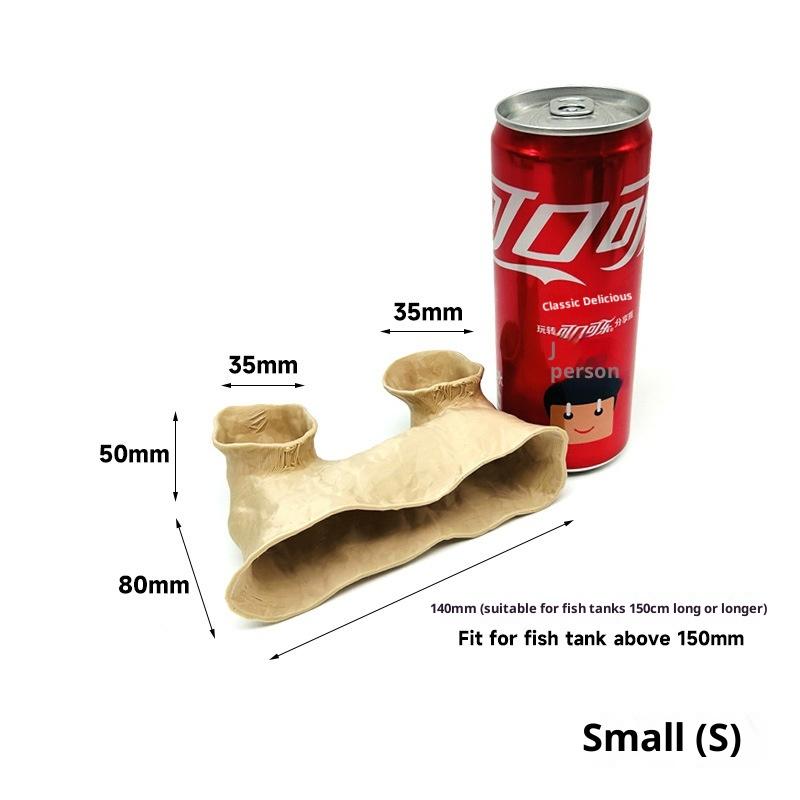 Fish Tank Underground Cave For Fish Shrimp Reptile Shelter Hiding Houses Tunnel Cave Landscaping Aqaurium Decoration