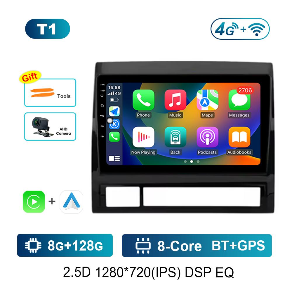 For Toyota Tacoma 2 N200 Hilux 2005 - 2015 Car Android Intelligent System DSP Stereo 4G Navi GPS WiFi IPS Touch Screen Bluetooth
