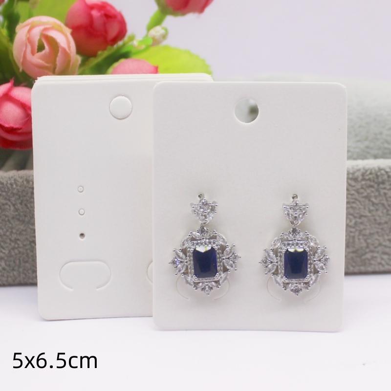 

50 шт. белая/крафт-бумага, серия разных размеров открыток, сережек, ожерелий, открыток для украшений 50card