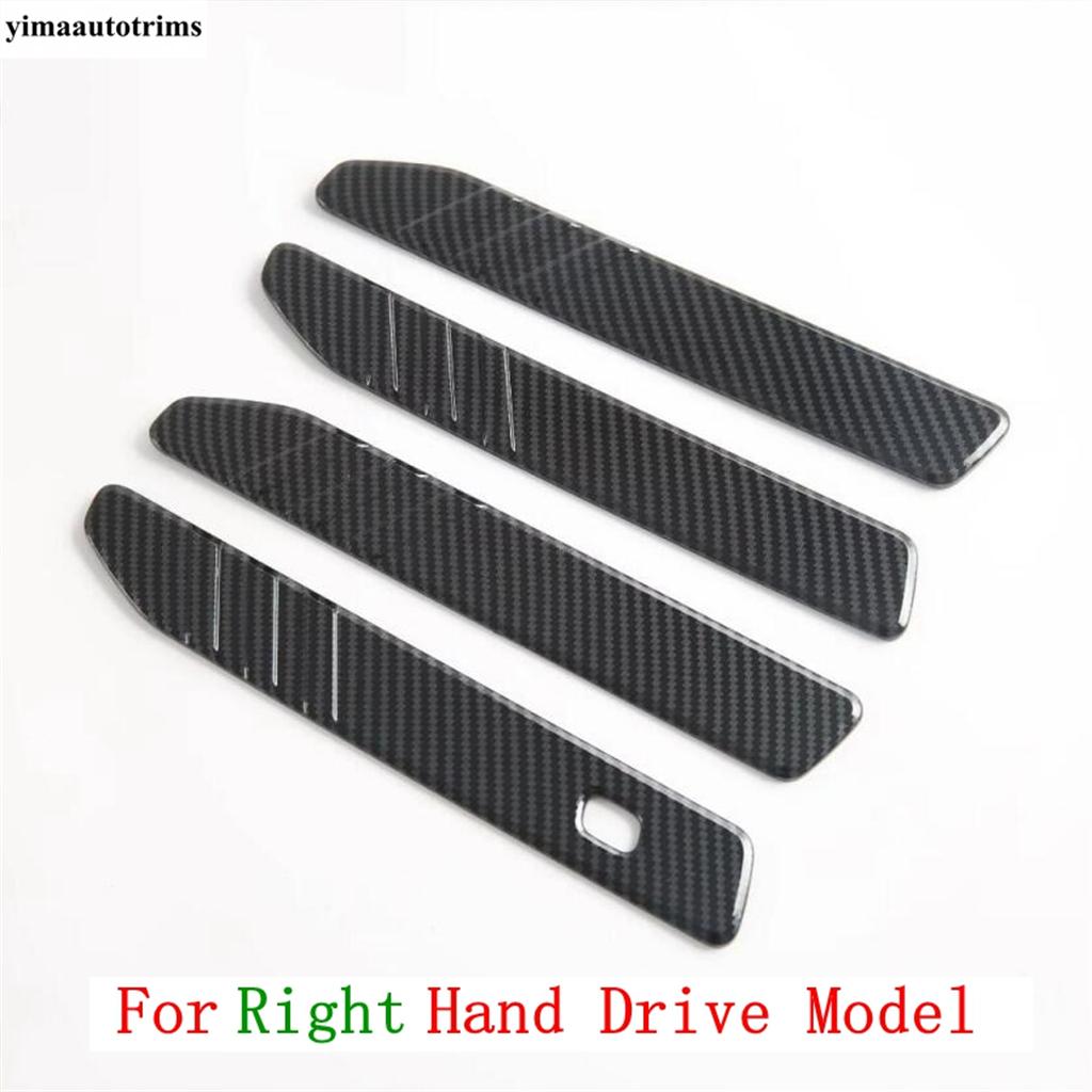 RHD LHD Outer Door Handle Decoration Cover Trim Carbon Fiber Accessories Exterior For Chery Tiggo Jaecoo7 TJ-1  2024 2025