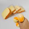 Squishy Toy Bread Slice Toast Simulation Food Creative Fun Rebound Kneading Vent Stress Relief Music Home Office Desk Gifts