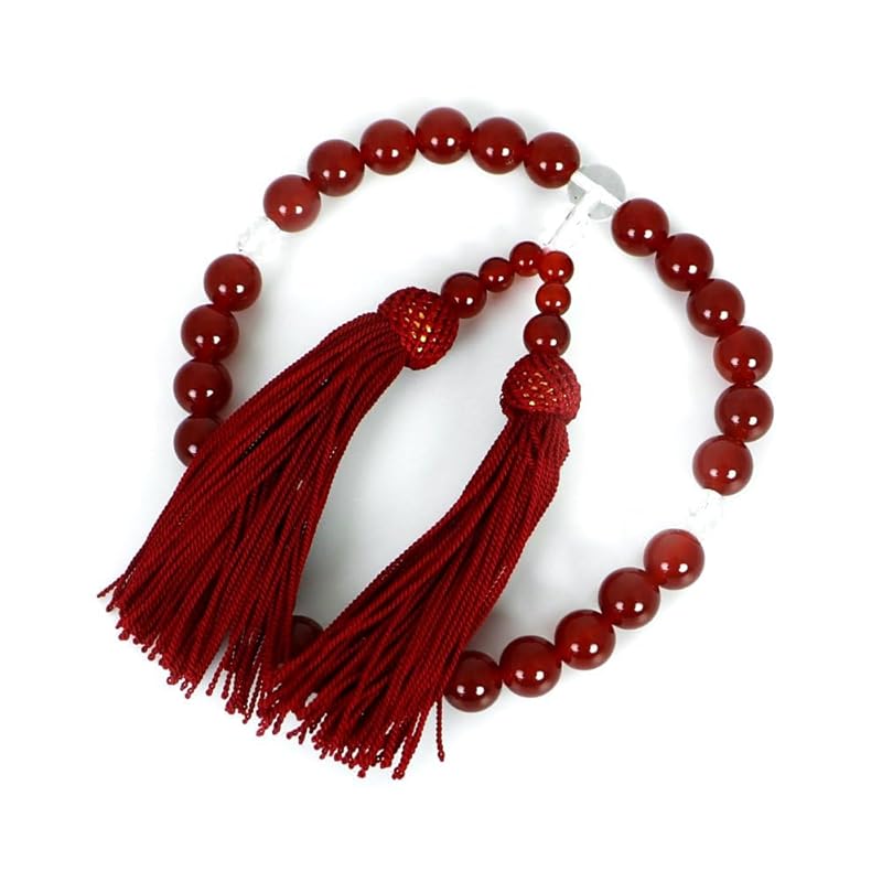 prayer beads natural stone prayer beads unisex red agate beads red agate