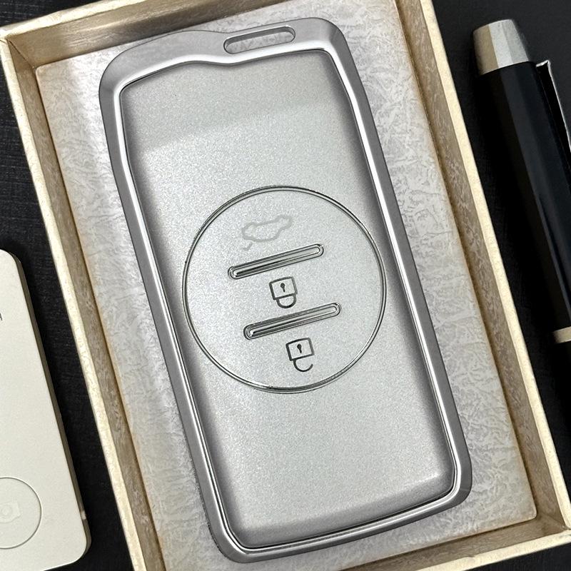 Aluminum Alloy Key Cover for 2021 Chery Exeed TL, Tiggo 3x Plus, and Tiggo 7 Pro