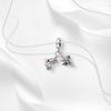 Love Series Charms Copper Wedding Car Floral Dangle Pendant Fit Bangle Bracelet Necklace Diy Jewelry