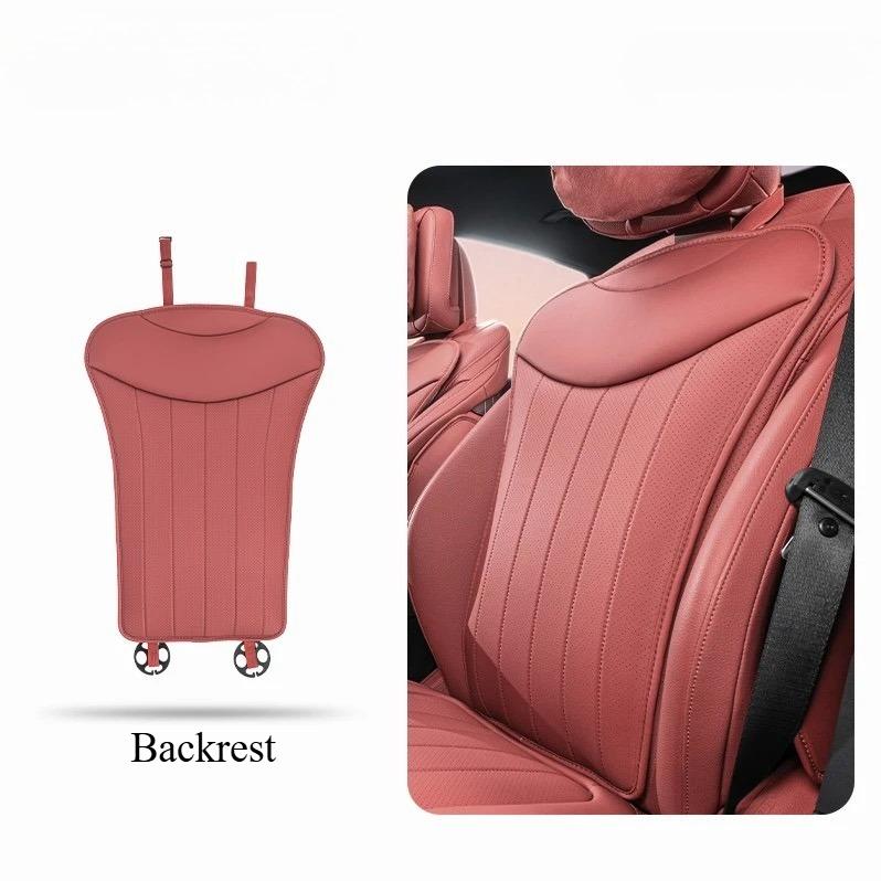 2025 Universal Car Seat Cushion Premium Breathable Perforated Design Four Seasons Cool Comfortable Chair Cover for Car Seats